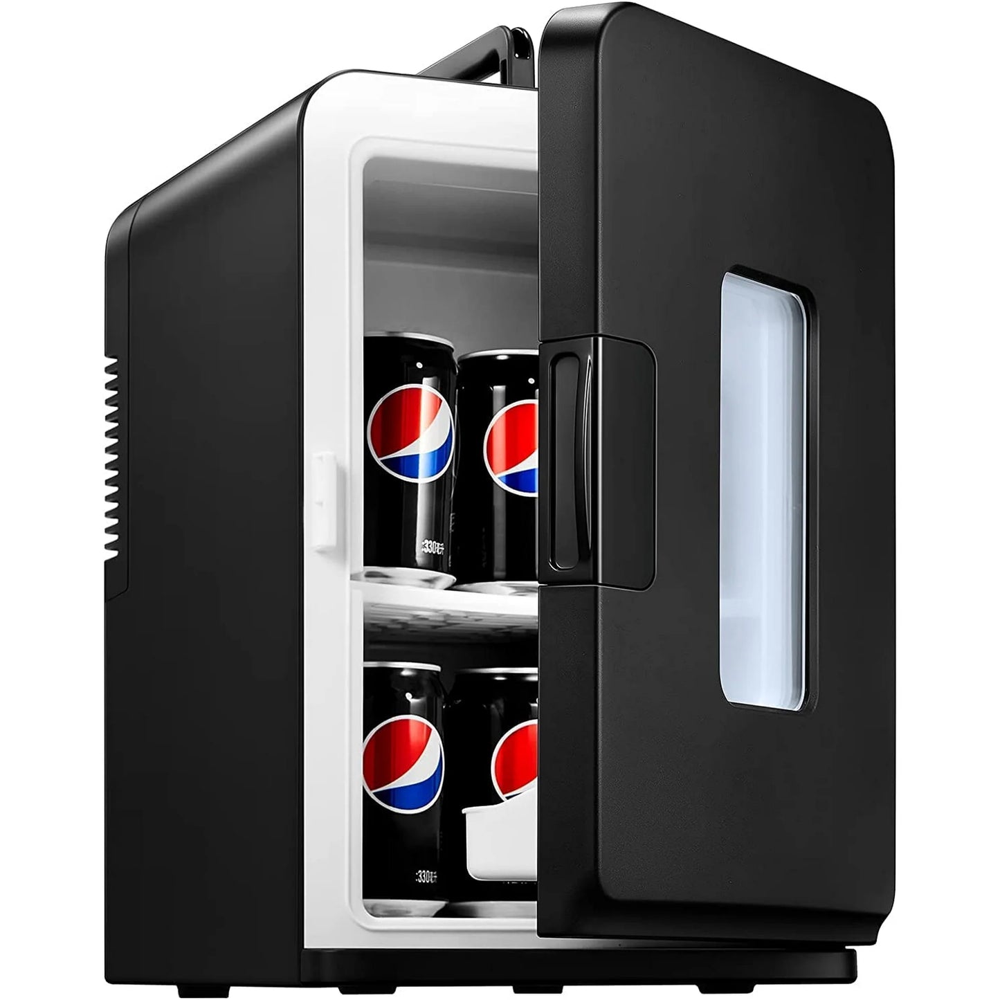 Mini Fridge, 15L Refrigerator Portable Cooler Warmer, 15.7"x11.8"x10.6",110 V/12 V, New