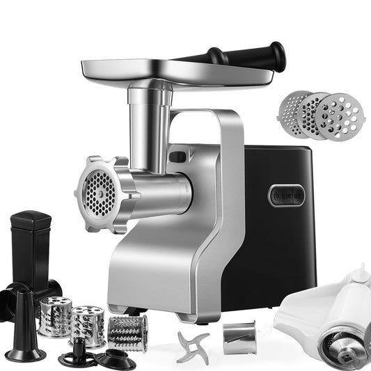 Meat Grinder Heavy Duty - 5 in1 Meat Grinder for Home Use