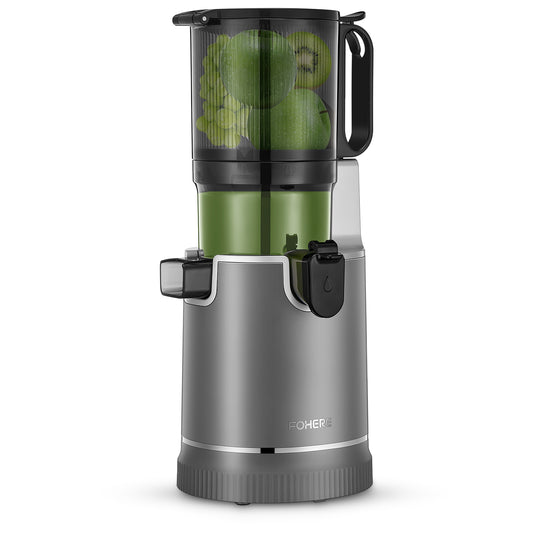 Juicer Machines, 5.3" Chute Cold Press Juicer 250 Watts, Slow Masticating Juicer Easy Clean